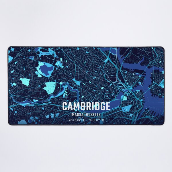 Item preview, Cambridge Massachusetts Midnight City Map designed and sold by HomeLivingCo.
