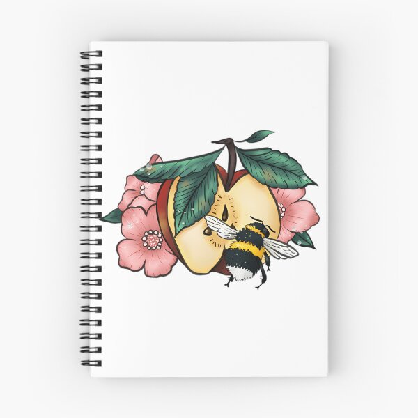 Item preview, Title: Apple Blossom and Bumblebee – Nature Harmony Illustration designed and sold by WebTucker.