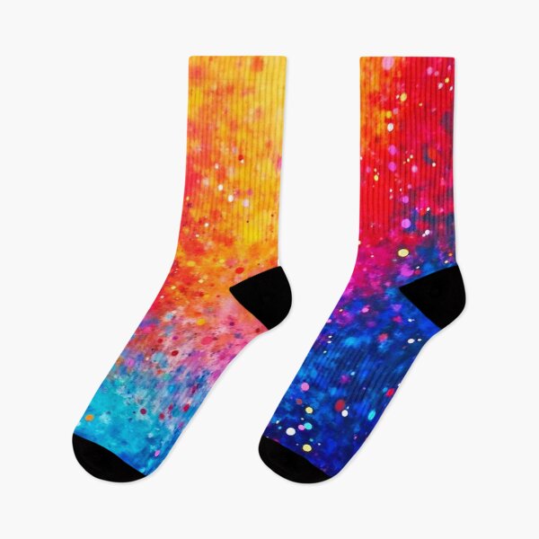 Item preview, Vibrant Confetti Starburst Art designed and sold by Health And Fitness Posts e-Store.
