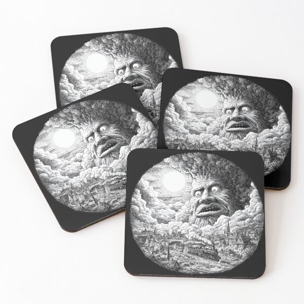 Item preview, Retro Etched Tree Face Dystopia designed and sold by ambystomatees.