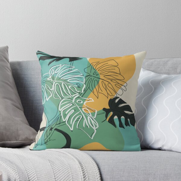 Item preview, Monstera pot block colours designed and sold by MaikatokDesigns.