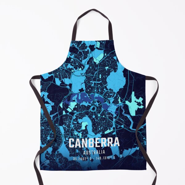 Item preview, Canberra Midnight City Map designed and sold by HomeLivingCo.