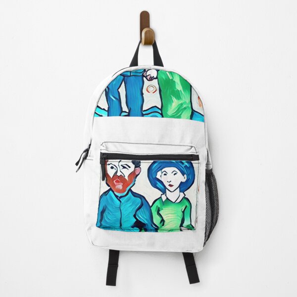 Item preview, Abstract Geometric Couple Portrait - Pop Art Van Gogh Style Illustration designed and sold by SergioMiklos.
