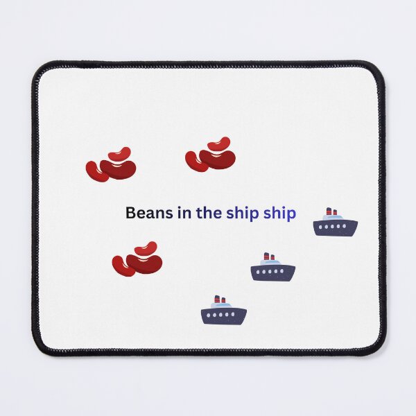 Item preview, Beans in the Ship Ship designed and sold by Artandthingsj.