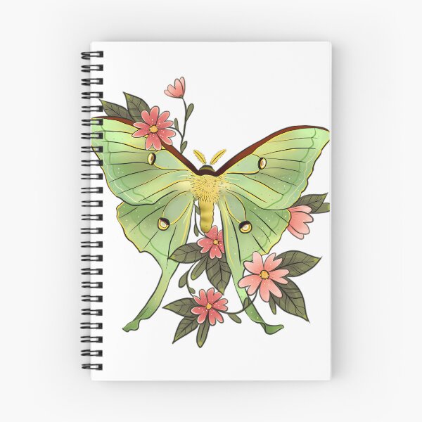 Item preview, Title: Luna Moth and Blossoms – Soft Green Night Beauty designed and sold by WebTucker.