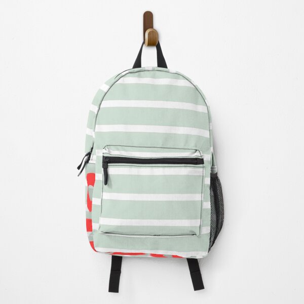 Item preview, Red text design on a striped background designed and sold by BenCoStyle.