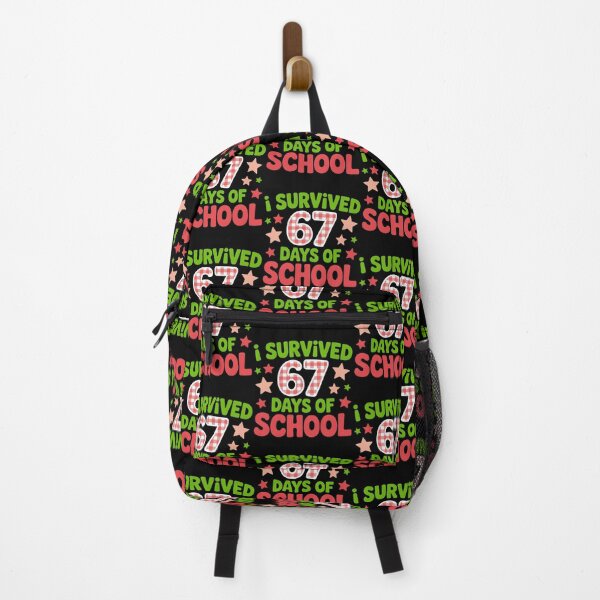 Item preview, I Survived 67 Days of School Funny 67 Meme Teacher Student designed and sold by BLZART.