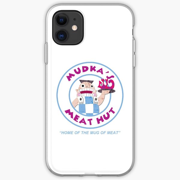 Mudka's Meat Hut Logo iPhone Soft Case