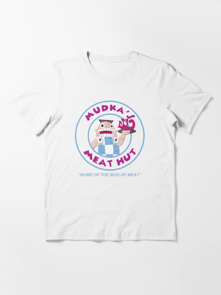 Alternate view of Mudka's Meat Hut Logo Essential T-Shirt