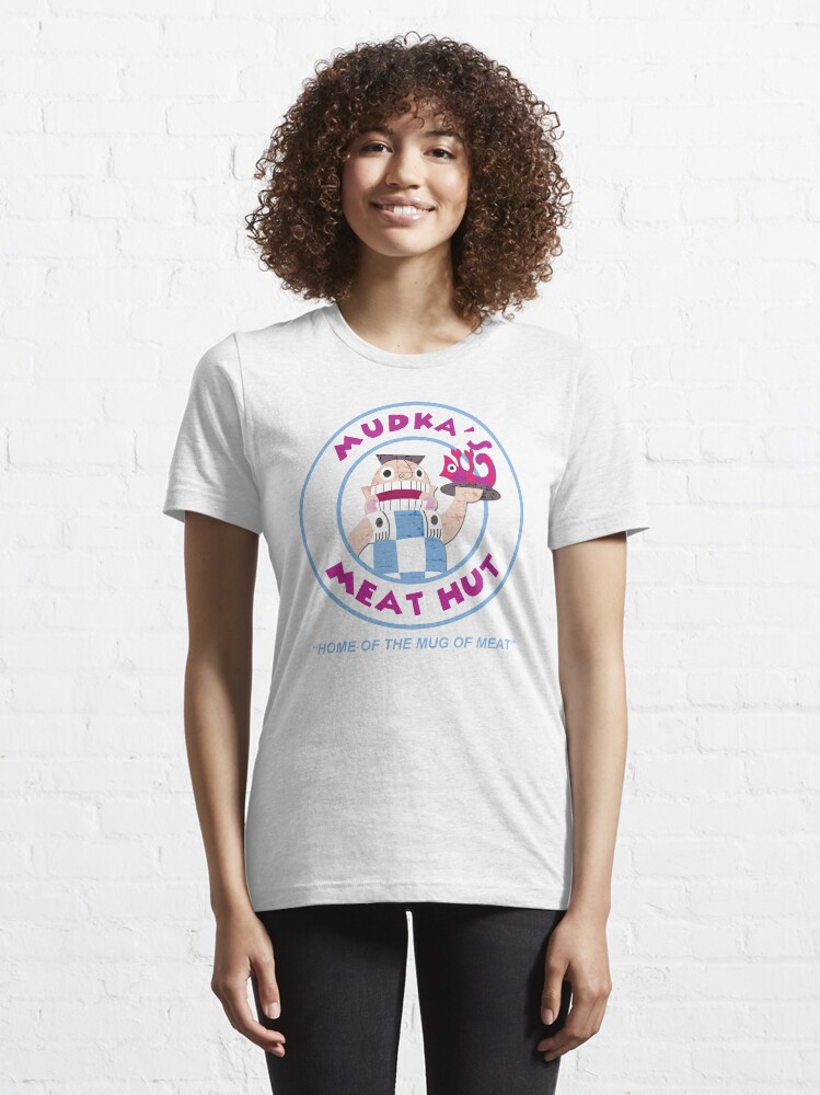 Alternate view of Mudka's Meat Hut Logo Essential T-Shirt