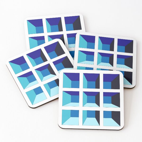 Item preview, Blue Geometric Art Values designed and sold by Lillilia.