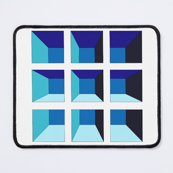 Item preview, Blue Geometric Art Values designed and sold by Lillilia.
