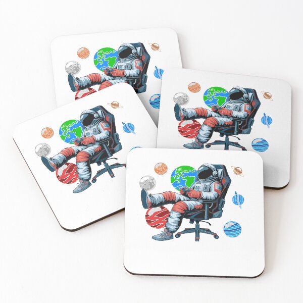 Item preview, Astronaut Gaming Chair Funny Space Cartoon designed and sold by Jcat7.