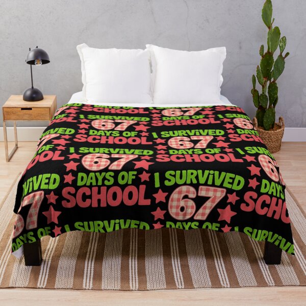 Item preview, I Survived 67 Days of School Funny 67 Meme Teacher Student designed and sold by BLZART.