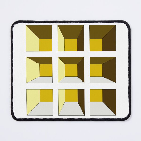 Item preview, Yellow Geometric Art Values designed and sold by Lillilia.