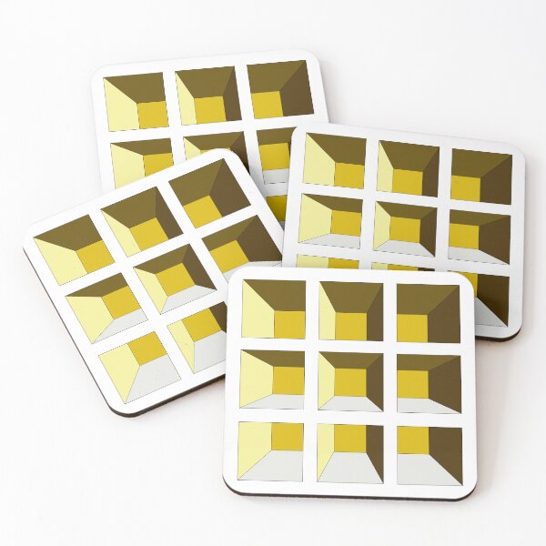 Item preview, Yellow Geometric Art Values designed and sold by Lillilia.