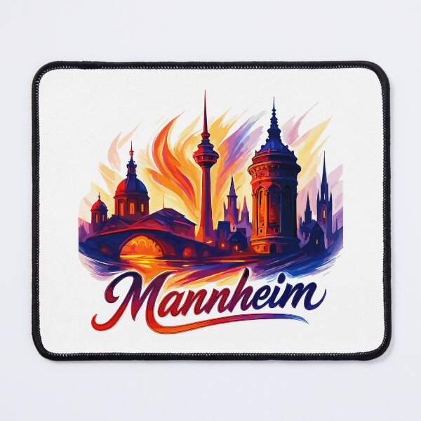 Item preview, Mannheim city skyline magnificent Mannem Monnem gift designed and sold by Pineapple-Tree.