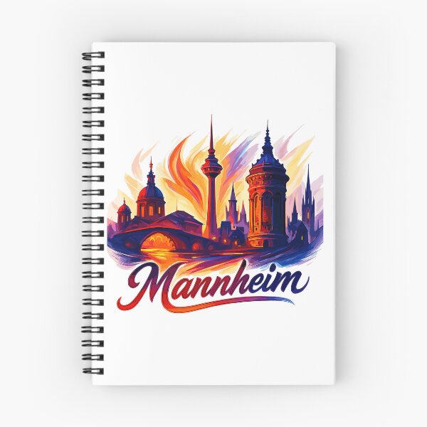 Item preview, Mannheim city skyline magnificent Mannem Monnem gift designed and sold by Pineapple-Tree.