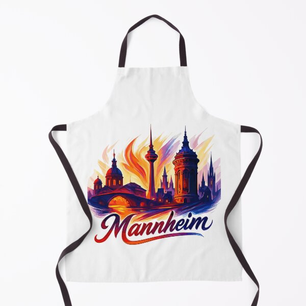 Item preview, Mannheim city skyline magnificent Mannem Monnem gift designed and sold by Pineapple-Tree.