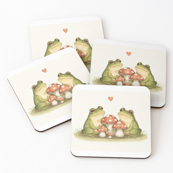 Item preview, Cottage Love: Frogs and Toadstools designed and sold by Low Key Revolt.