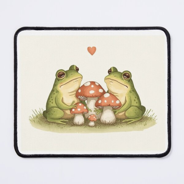 Item preview, Cottage Love: Frogs and Toadstools designed and sold by Low Key Revolt.
