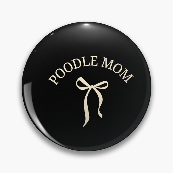 Item preview, Poodle Mom Bow Design | Dog Lover Aesthetic | Cute Pet Parent Style designed and sold by MyMomentShirt.