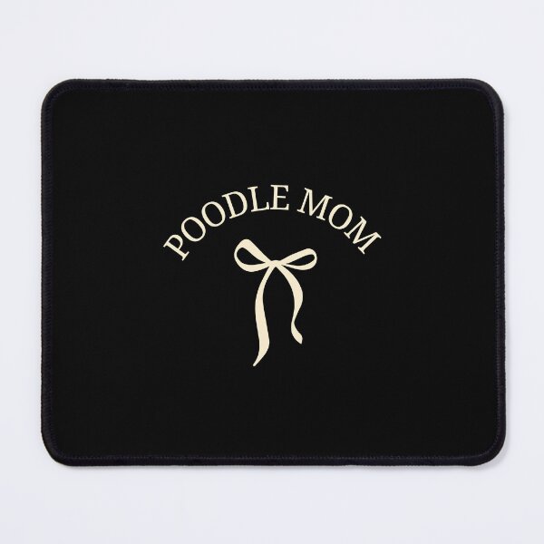 Item preview, Poodle Mom Bow Design | Dog Lover Aesthetic | Cute Pet Parent Style designed and sold by MyMomentShirt.