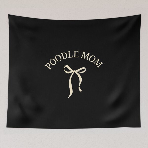Item preview, Poodle Mom Bow Design | Dog Lover Aesthetic | Cute Pet Parent Style designed and sold by MyMomentShirt.