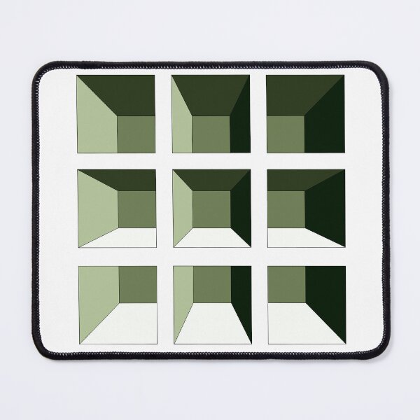Item preview, Green Geometric Art Values designed and sold by Lillilia.