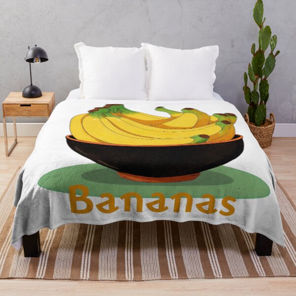 Item preview, Banana Bowl Bliss – Vibrant Fruit Illustration for Food Lovers designed and sold by ForeverPrintsOK.