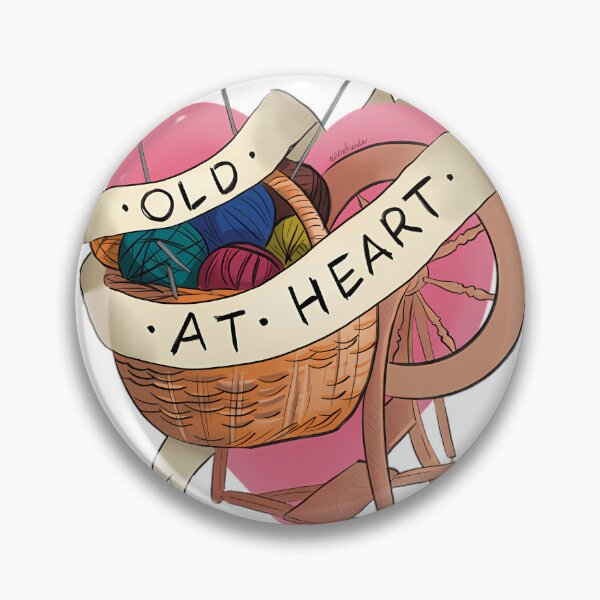 Item preview, Old at Heart – Yarn Basket and Spinning Wheel Art designed and sold by WebTucker.