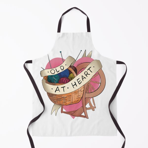 Item preview, Old at Heart – Yarn Basket and Spinning Wheel Art designed and sold by WebTucker.