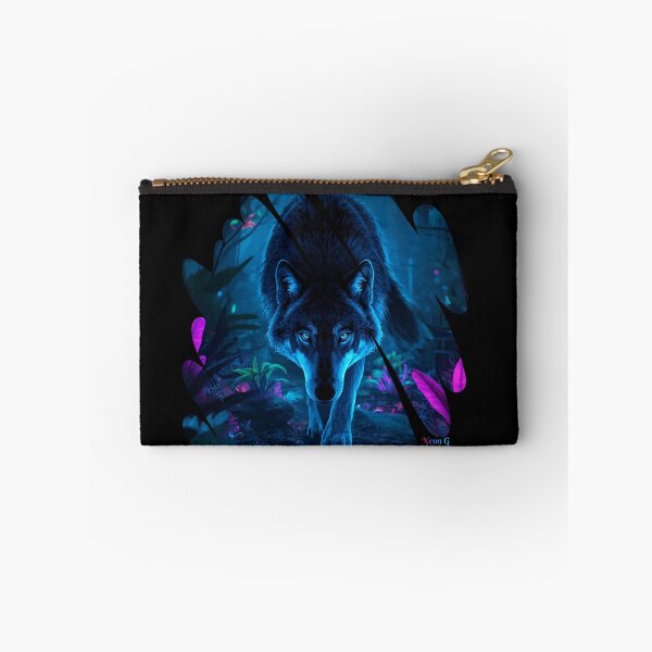 Item preview, Wolf prowling a neon jungle in Augmented reality 1 designed and sold by Neon G.