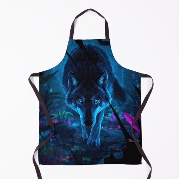 Item preview, Wolf prowling a neon jungle in Augmented reality 1 designed and sold by Neon G.