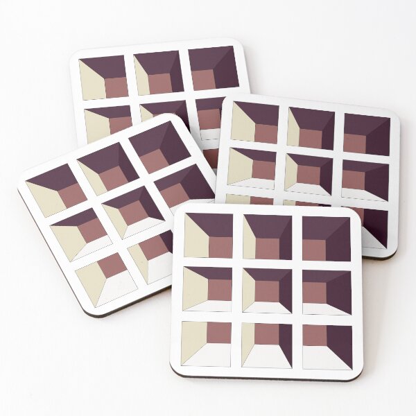 Item preview, Salmon purple Geometric Art Values designed and sold by Lillilia.