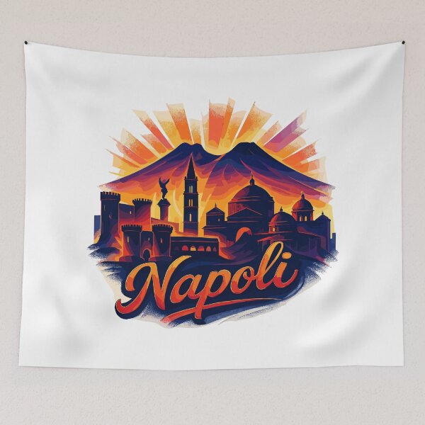 Item preview, Naples City Italy Napoli Silhouette Gift designed and sold by Pineapple-Tree.