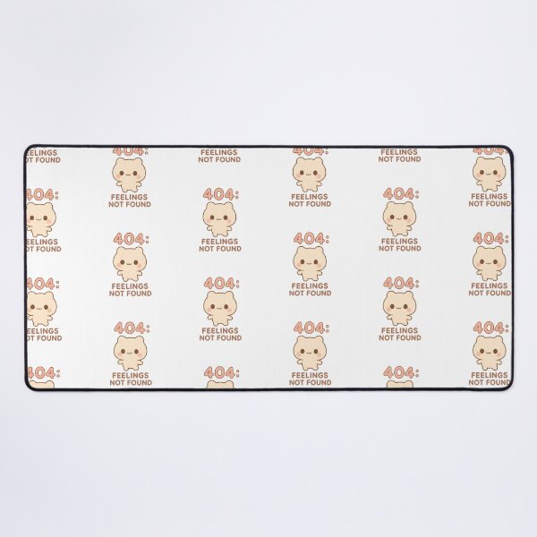 Item preview, Kawaii 404 Feelings Not Found – Cute Pastel Tech Error Design designed and sold by OsasChild.