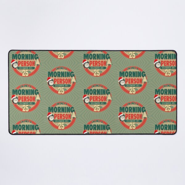 Item preview, I’m Only a Morning Person on December 25th – Funny Christmas Retro Typography Design designed and sold by ArtBySylvia.