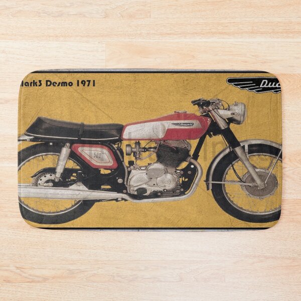 Item preview, 1971 Ducati Desmo - Vintage Italian Motorcycle Poster designed and sold by Road To Track.