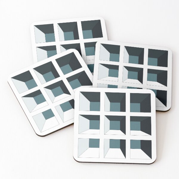 Item preview, Teal Geometric Art Values designed and sold by Lillilia.