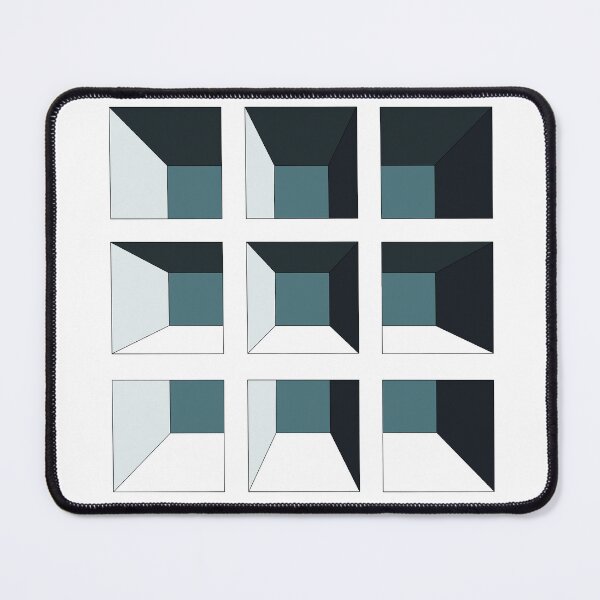 Item preview, Teal Geometric Art Values designed and sold by Lillilia.