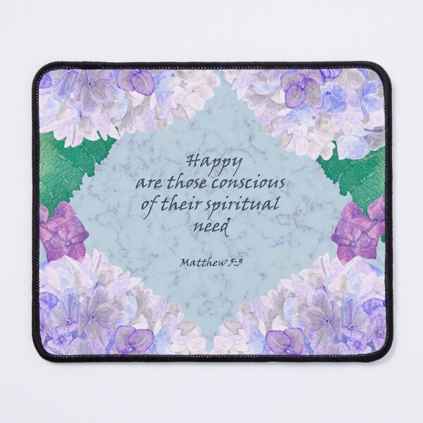 Item preview, JW 2026 year text Matthew 5:3 designed and sold by artbyruthandco.