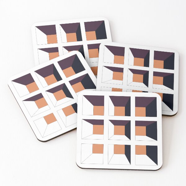 Item preview, Orange Geometric Art Values designed and sold by Lillilia.