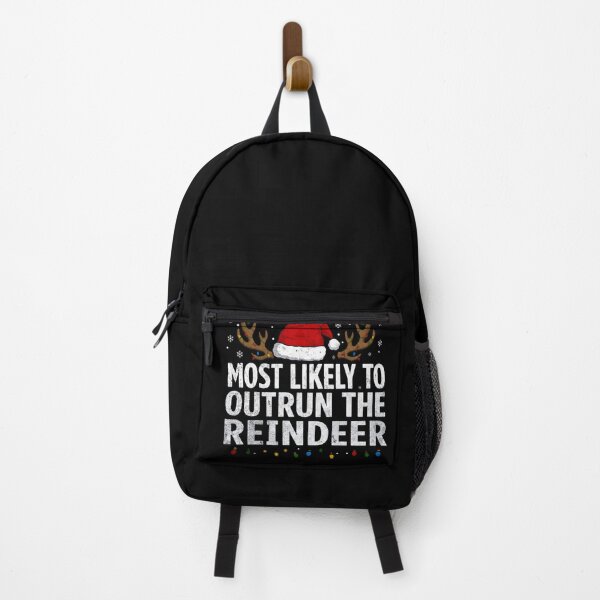 Item preview, Most Likely To Outrun The Reindeer | Funny Christmas Racing designed and sold by CarantinedChaos.