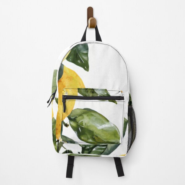 Item preview, Watercolor illustration of yellow lemons with green leaves on white background, AI generated designed and sold by dvoevnore.