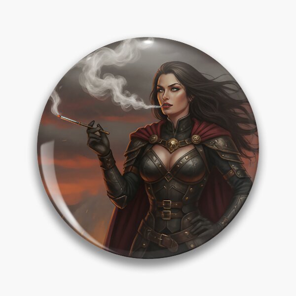 Item preview, Molten Majesty Warrior Queen of Lava Realms. designed and sold by Spark2Seduction.