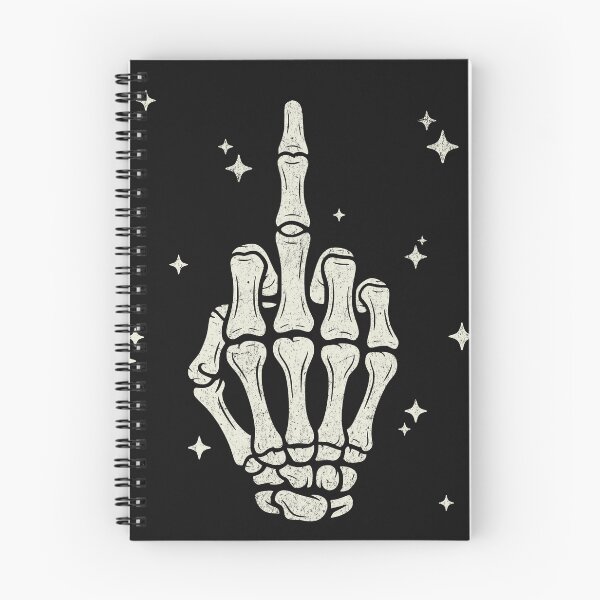Item preview, Skeleton middle finger – rebellious statement design designed and sold by VariousGoodies.