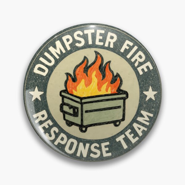 Item preview, Dumpster Fire Response Team Leader Raccoon Spirit Division designed and sold by HumansStuck12.