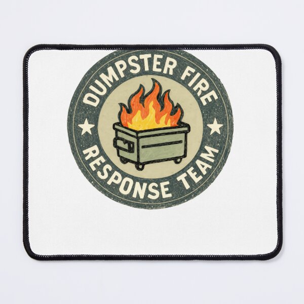 Item preview, Dumpster Fire Response Team Leader Raccoon Spirit Division designed and sold by HumansStuck12.