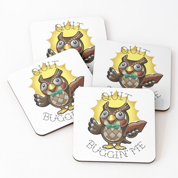 Item preview, Blathers quit bugging me designed and sold by Clara Cosh-Escott.